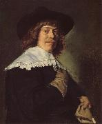 Frans Hals A Young Man with a Glove oil painting on canvas